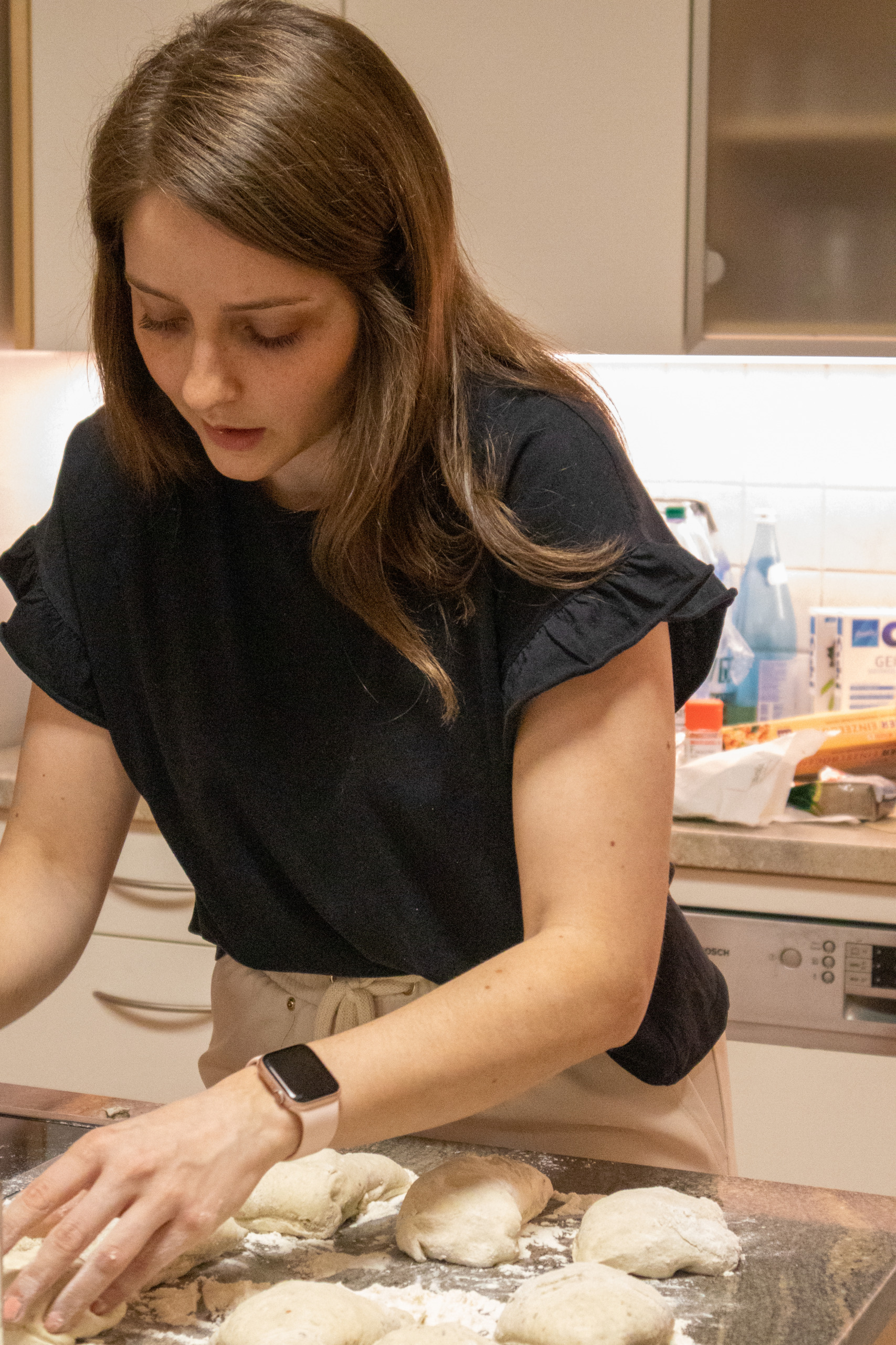 Annalena Ganner beim Kochkurs