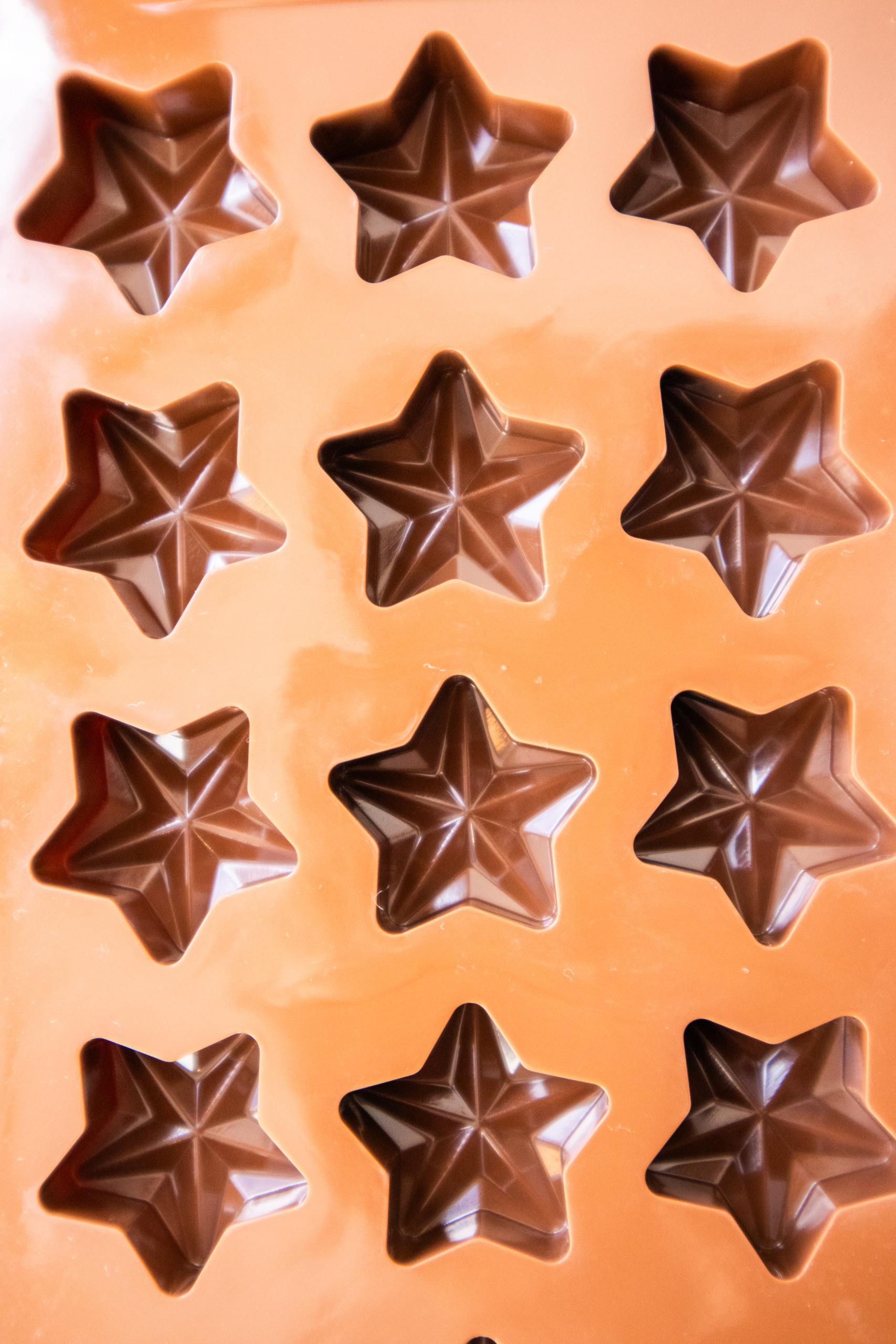 Pralinenform Silikon Stern
